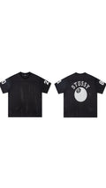 STUSSY 8 BALL JERSEY - BLACK