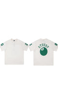 STUSSY 8 BALL JERSEY - WHITE